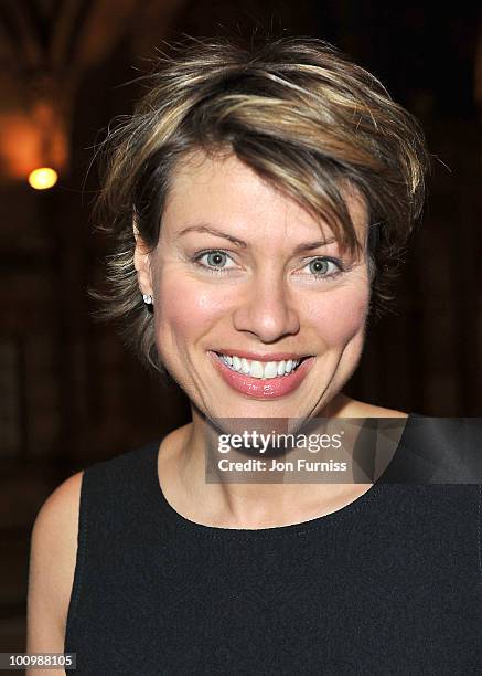 Kate Silverton attends the launch party for 'The Deep' exhibition at Natural History Museum on May 26, 2010 in London, England.