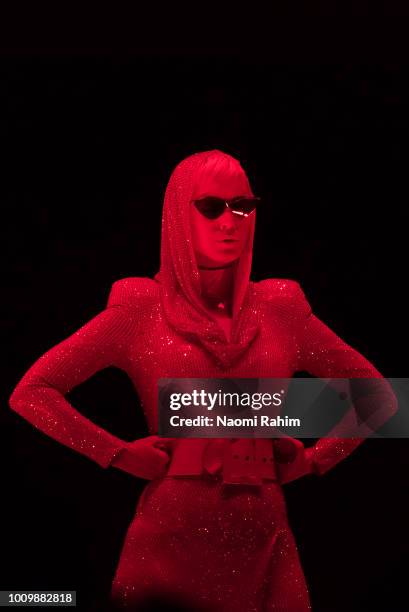 Katy Perry performs at Rod Laver Arena on August 2, 2018 in Melbourne, Australia.