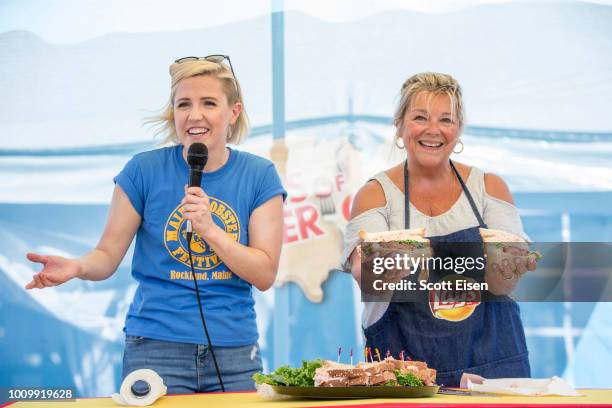 Television host and online personality Hannah Hart joins Lay's at Maine Lobster Festival for its Tastes of America Tour with a live cooking demo with...