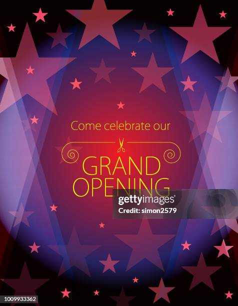 grand opening invitation design - the variety club showbiz awards inside stock illustrations