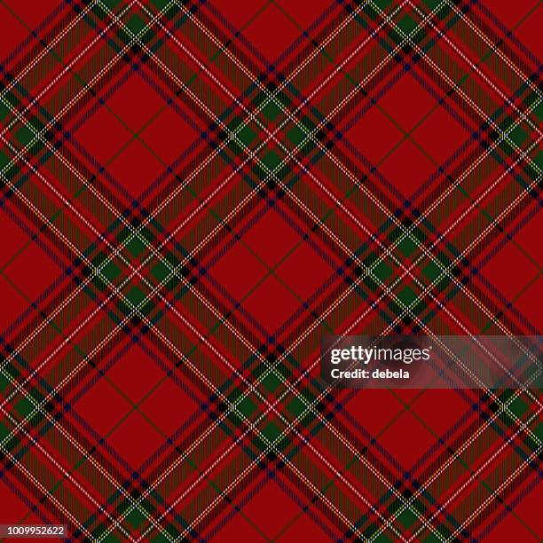 stockillustraties, clipart, cartoons en iconen met clan stewart schotse tartan plaid - harlekijn