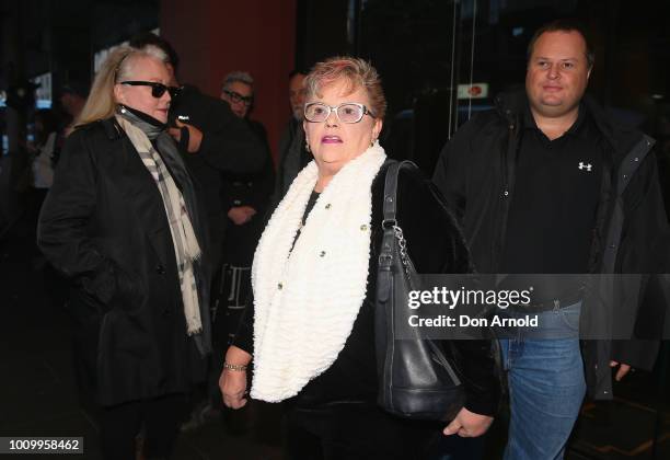 Lindy Chamberlain-Creighton attends the memorial service for Harry M. Miller at Capitol Theatre on August 3, 2018 in Sydney, Australia.