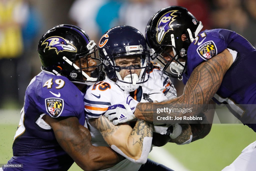 Chicago Bears v Baltimore Ravens