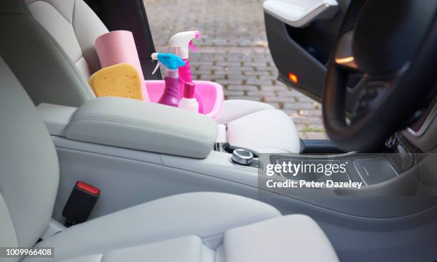 preparation to sell car - car interior stock pictures, royalty-free photos & images