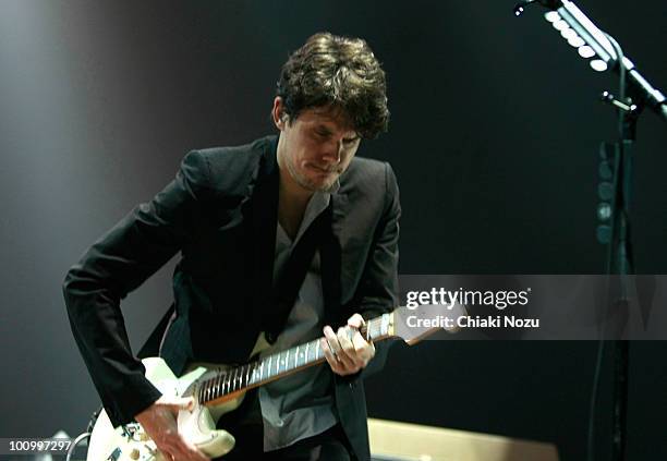 John Mayer performs at Wembley Arena on May 26, 2010 in London, England.