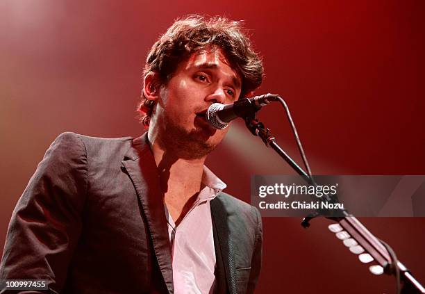 John Mayer performs at Wembley Arena on May 26, 2010 in London, England.