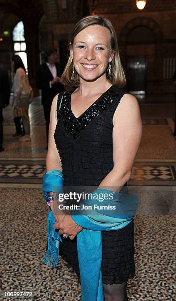 Miranda Krestovnikoff attends the launch party for 'The Deep' exhibition at Natural History Museum on May 26, 2010 in London, England.