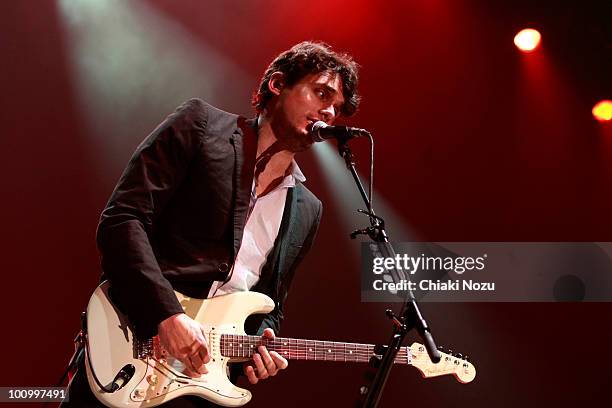 John Mayer performs at Wembley Arena on May 26, 2010 in London, England.