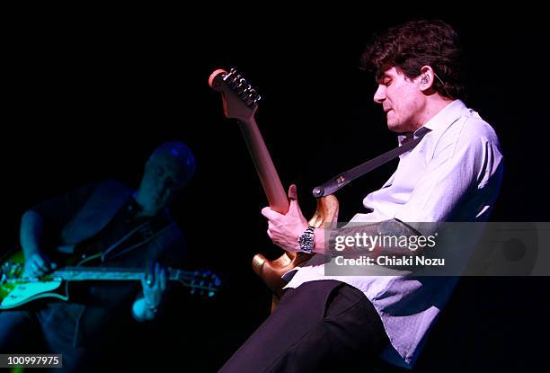 John Mayer performs at Wembley Arena on May 26, 2010 in London, England.