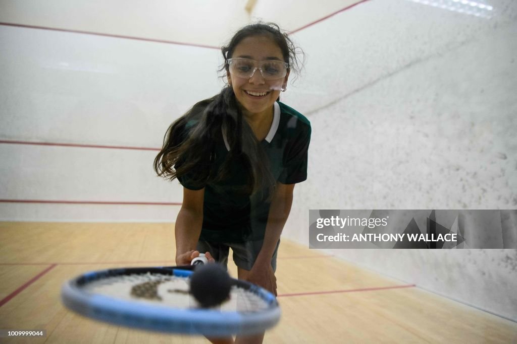 HONG KONG-SYRIA-SPORT-SQUASH-REFUGEE