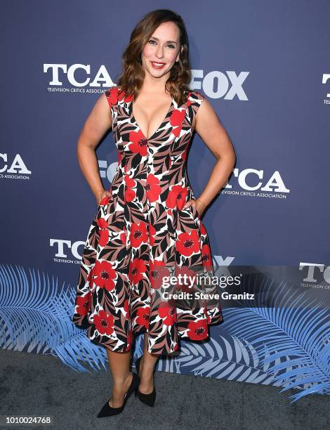 Jennifer Love Hewitt arrives at the FOX Summer TCA 2018 All-Star Party at Soho House on August 2, 2018 in West Hollywood, California.