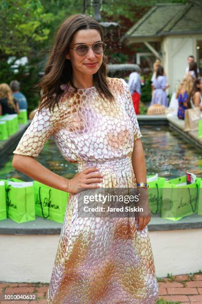 Candice Miller attends Harper's BAZAAR X Sam Edelman Mid-Summer Hamptons Event on August 2, 2018 in Southampton, New York.