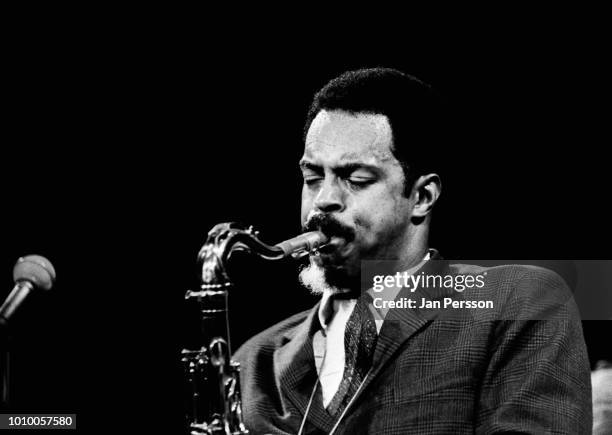 American jazz saxophonist Albert Ayler in concert Copenhagen October 1966.