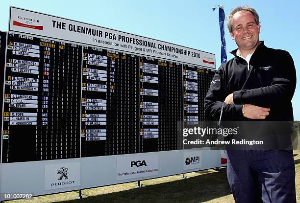 Neil Holman of Torbay poses for a photograph after playing in the Glenmuir PGA Professional Championship - Regional Qualifier at Saunton Golf Club on...