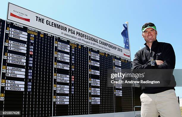 Barry Austin of Downes Crediton poses for a photograph after playing in the Glenmuir PGA Professional Championship - Regional Qualifier at Saunton...