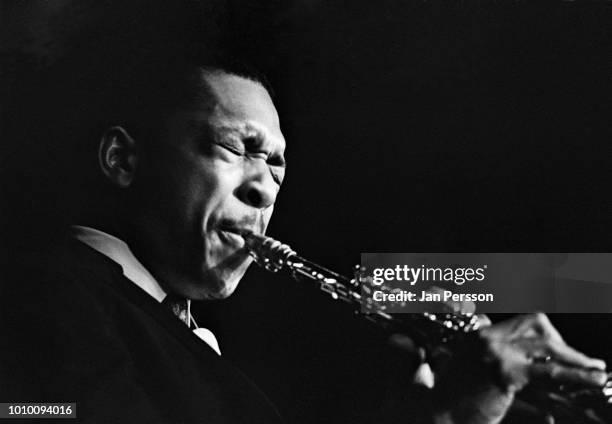 John Coltrane performing Copenhagen 1963. American jazz saxophonist and composer.