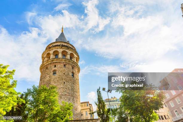 galata tower - galata tower stock pictures, royalty-free photos & images