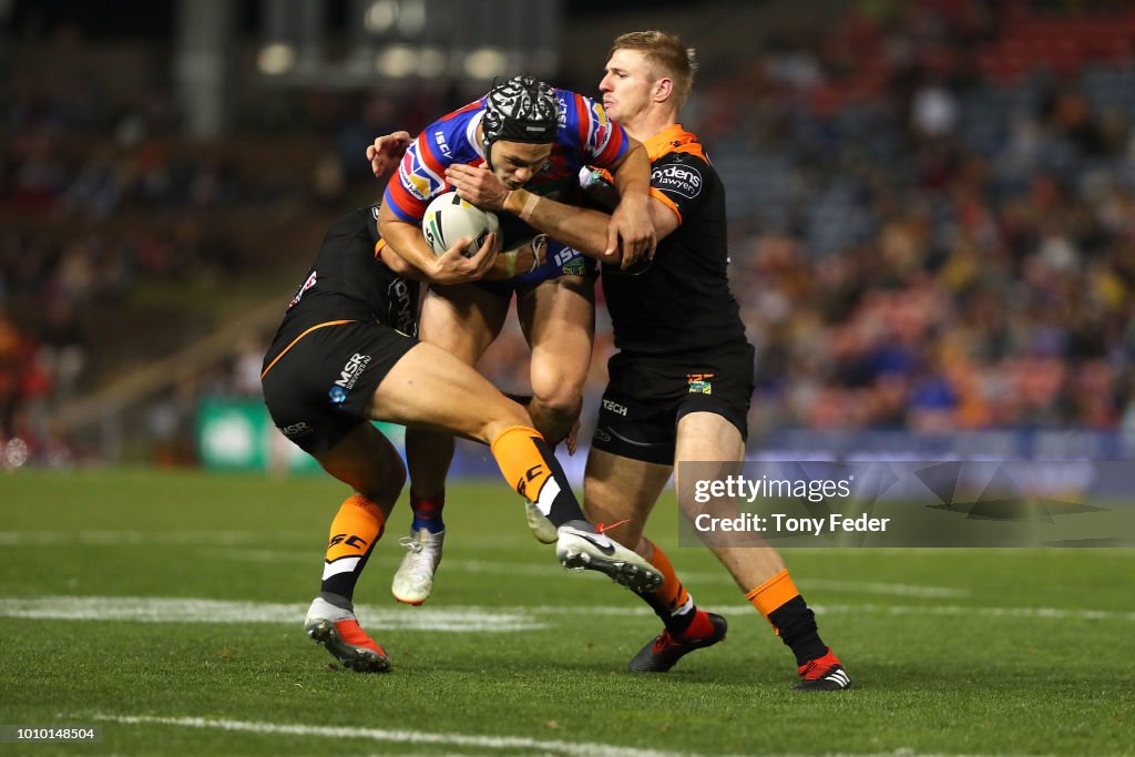 NRL Rd 21 - Knights v Tigers