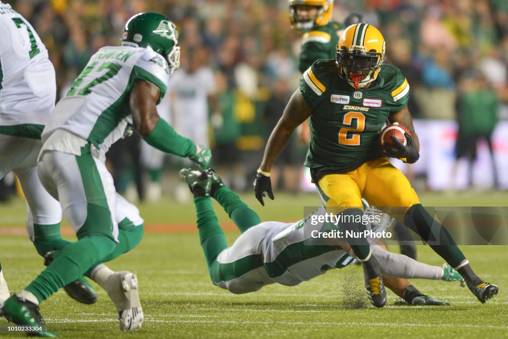 Canada CFL: Edmonton Eskimos v Saskatchewan Roughriders