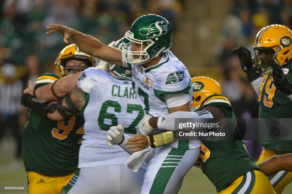 Canada CFL: Edmonton Eskimos v Saskatchewan Roughriders