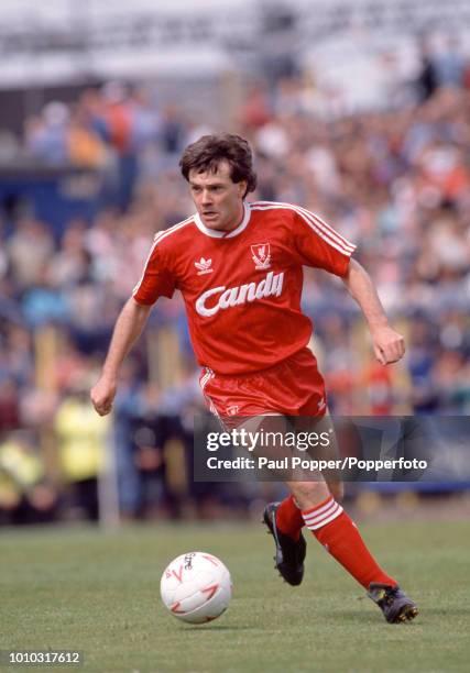 Ray Houghton of Liverpool in action during the Barclays League Division One match between Wimbledon and Liverpool at Plough Lane on May 13, 1989 in...