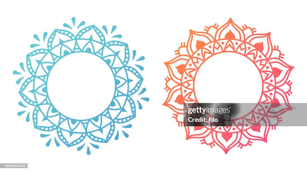 Mandala patroon ontwerpen