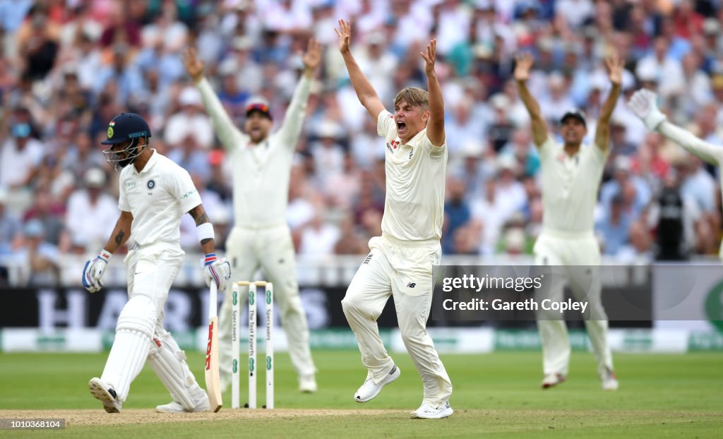 England v India: Specsavers 1st Test - Day Three