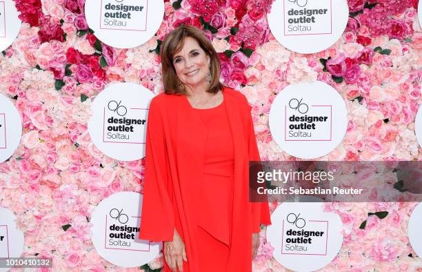 Linda Gray attends the Late Night Shopping at Designer Outlet Soltau on August 3, 2018 in Soltau, Germany.