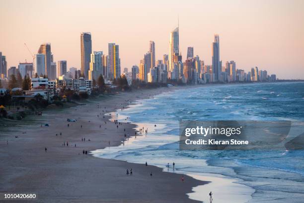 surfers paradise on the gold coast - ゴールドコースト ストックフォトと画像