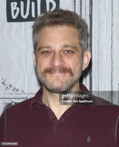 Composer Jeff Marx attends the Build Series to discuss "Avenue Q" at Build Studio on August 3, 2018 in New York City.