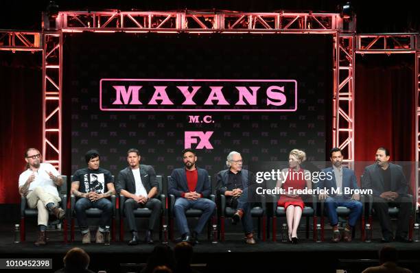 Co-creator/executive producer/writer Kurt Sutter, co-creator/executive producer/writer/director Elgin James, actors J. D. Pardo, Clayton Cardenas,...