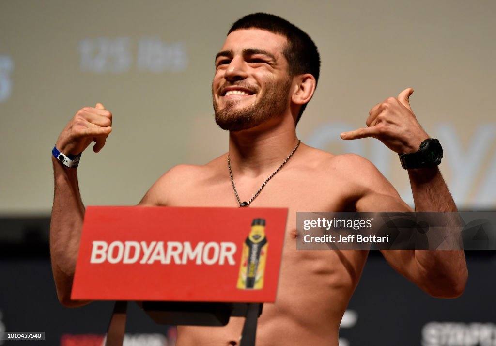 UFC 227 Weigh-ins