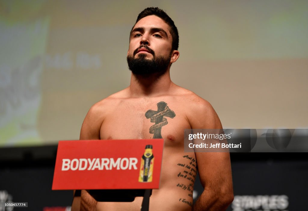 UFC 227 Weigh-ins