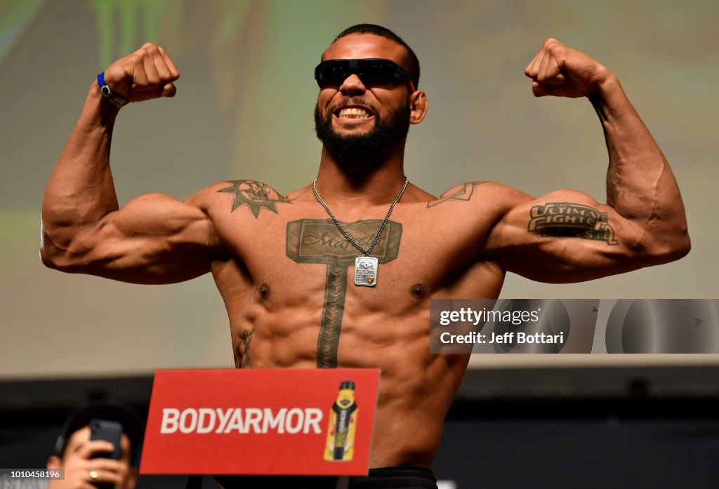 UFC 227 Weigh-ins