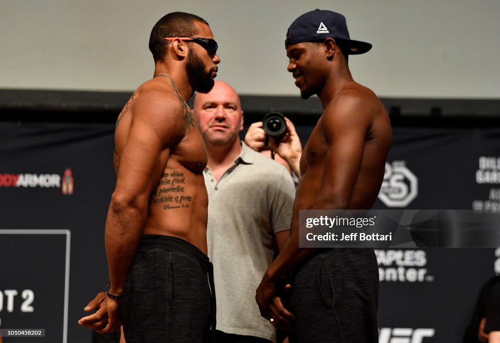 UFC 227 Weigh-ins