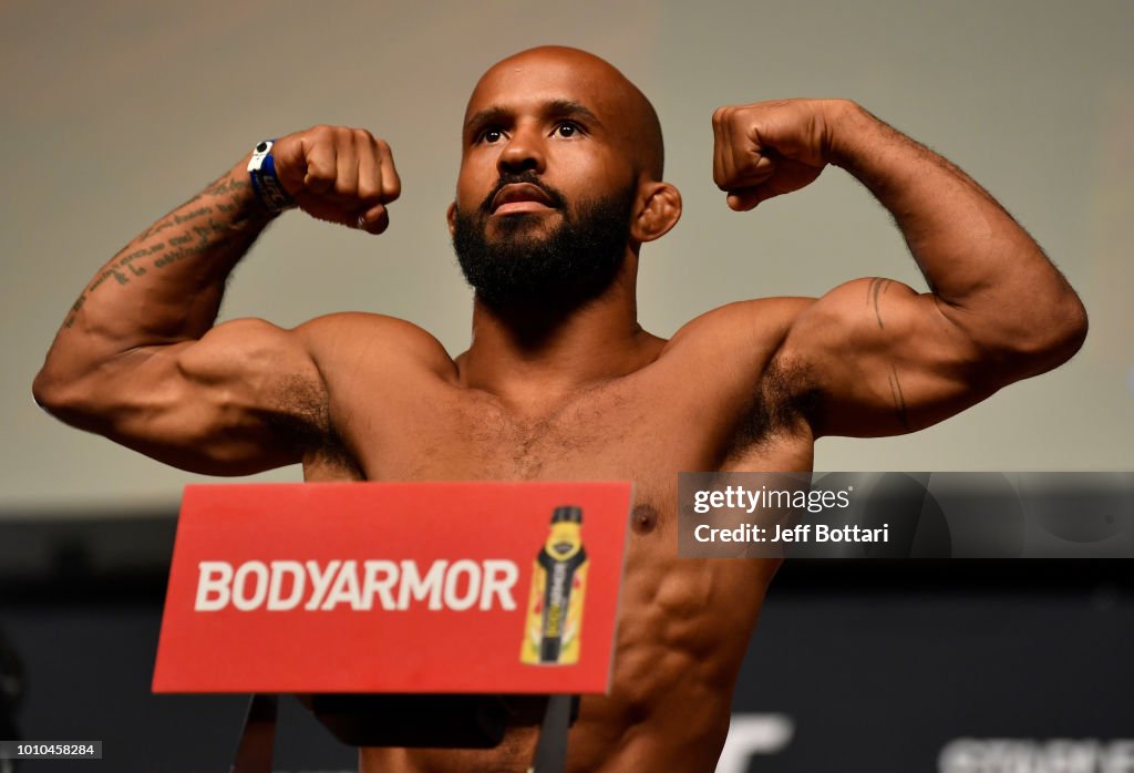 UFC 227 Weigh-ins