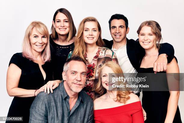 Producer/showrunner Marti Noxon, writer/producer Gillian Flynn, actor/producer Amy Adams, actors Chris Messina, Eliza Scanlen producer Jean-Marc...