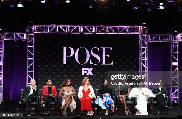 Co-creator/executive producer/writer/director Ryan Murphy, Co-creator/executive producer/writer Steven Canals, Producer/writer/director Janet Mock,...