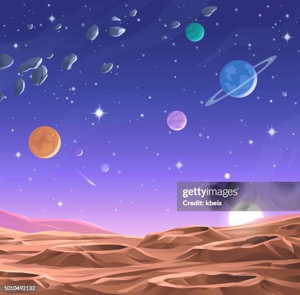 106 Alien Planet Cartoon Stock Photos, High-Res Pictures, and Images ...