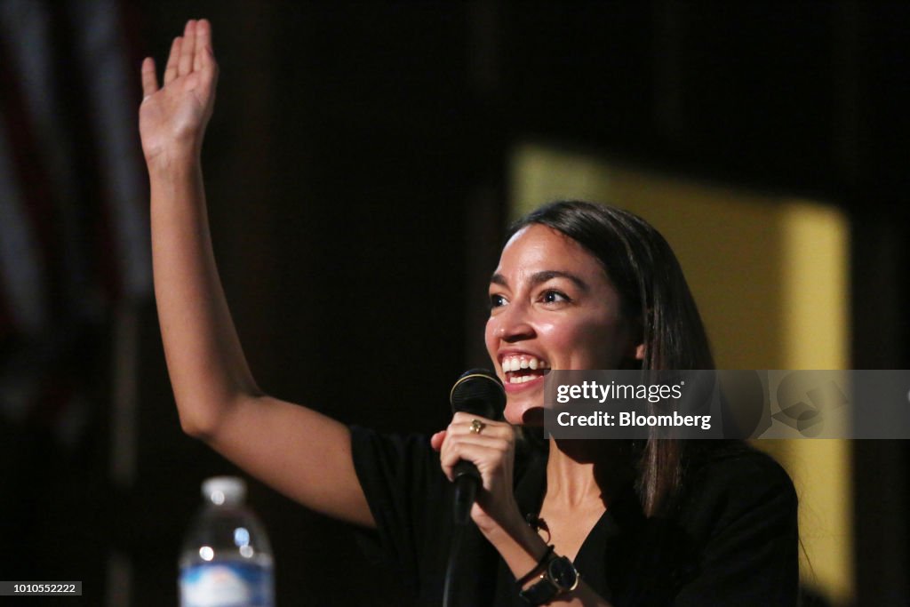 New York Congressional Candidate Alexandria Ocasio-Cortez Speaks At First Unitarian Church of Los Angeles