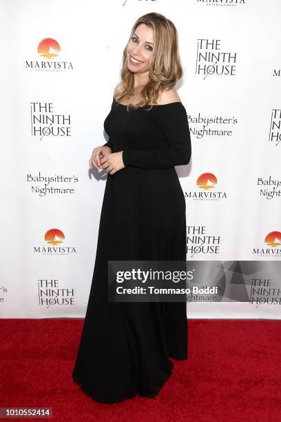 Autumn Federici attends the Red Carpet Screening Of "Babysitter's Nightmare" By The Ninth House And MarVista Entertainment held at Garry Marshall...