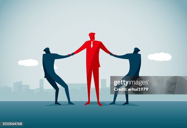 persuade to join - two paths merging stock illustrations