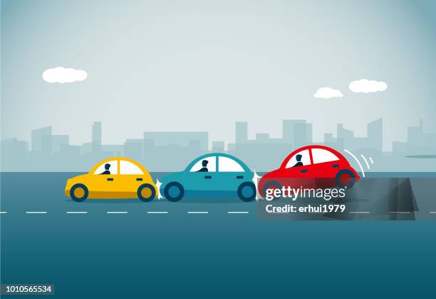 car accident - wreck stock illustrations