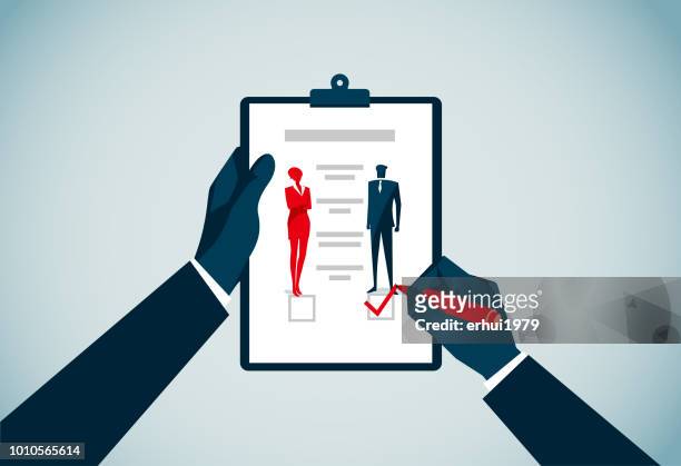 questionnaire - holding pen in hand stock illustrations