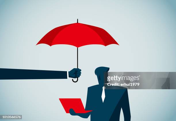 illustrazioni stock, clip art, cartoni animati e icone di tendenza di ombrello - dare