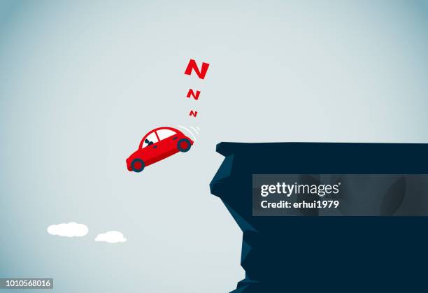 danger - steep stock illustrations