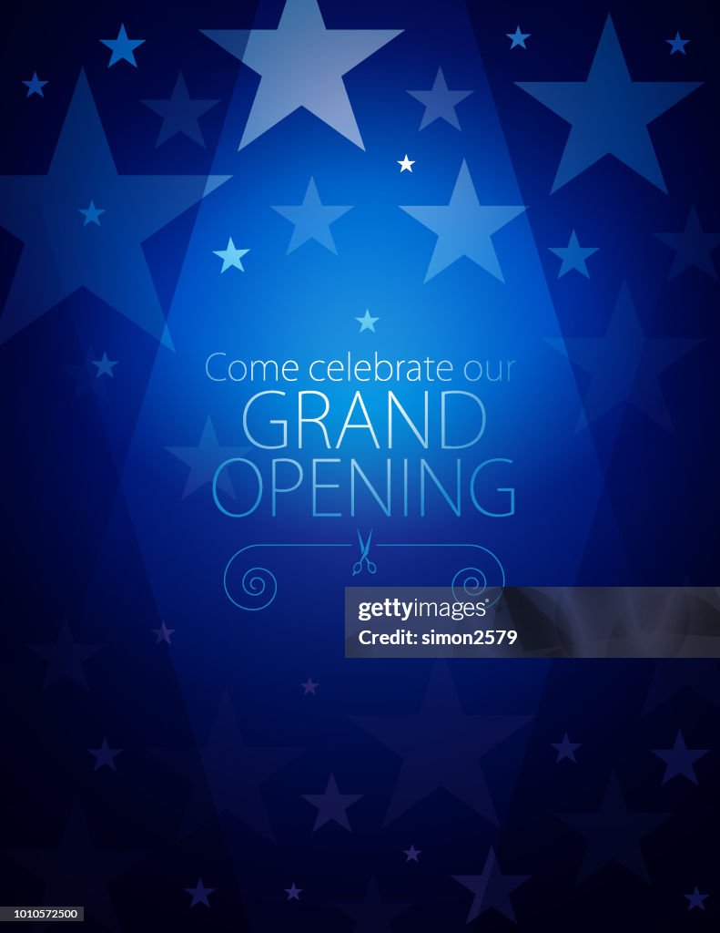 Grand Opening uitnodiging ontwerp