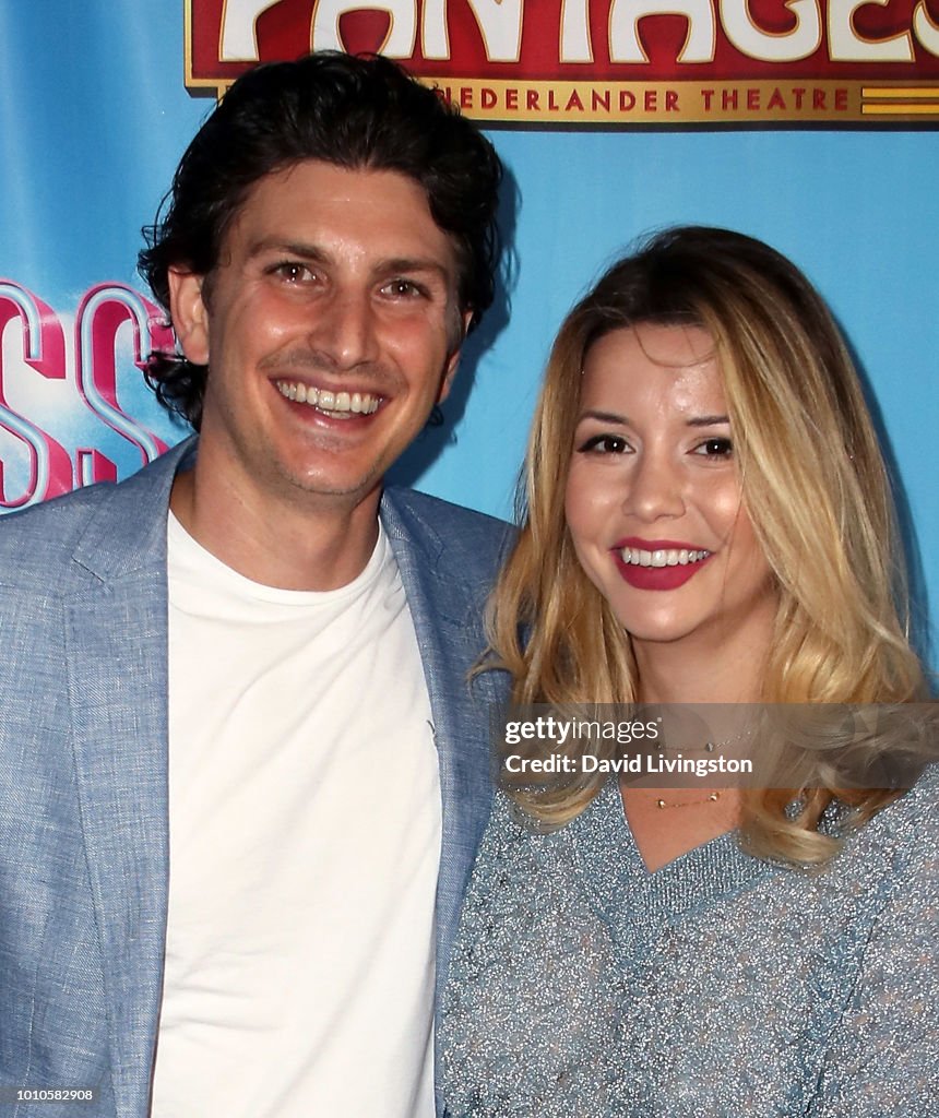 Ramzi Habibi and actress Masiela Lusha attend the national tour of ...