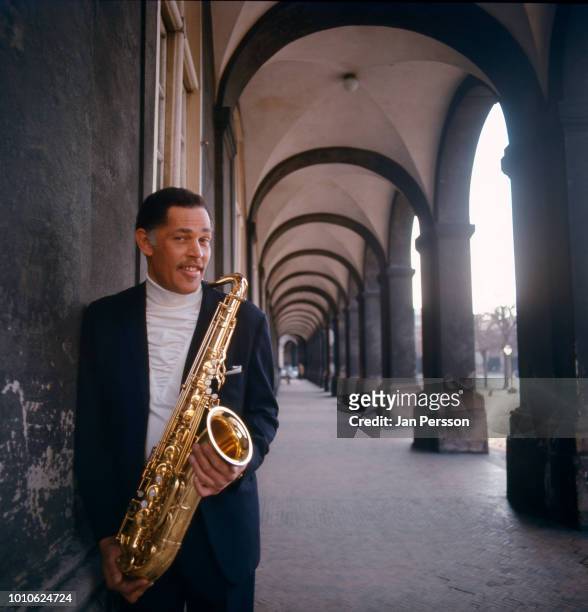 American jazz saxophonist Dexter Gordon in Copenhagen Denmark March 11 1969.
