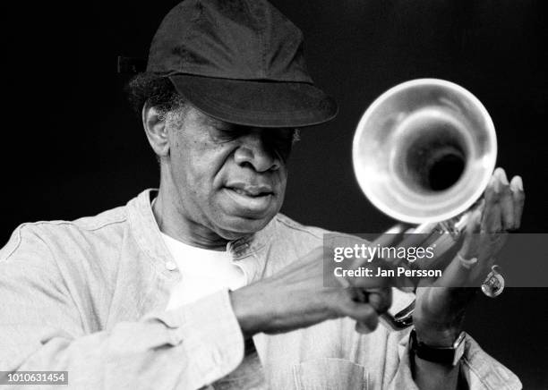 American jazz trumpeter Donald Byrd performing at Copenhagen Jazzfestival Denmark July 1993.